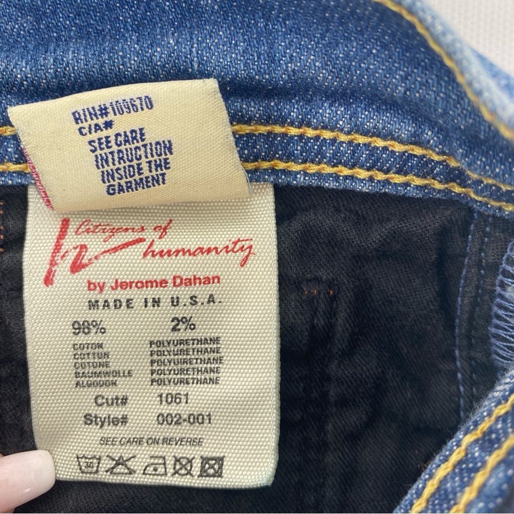Citizens of Humanity jeans - Ingrid stretch low waist flare sz 31 - Picture 10 of 13